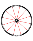 Spinergy Lite Extreme LX, 12 red spokes